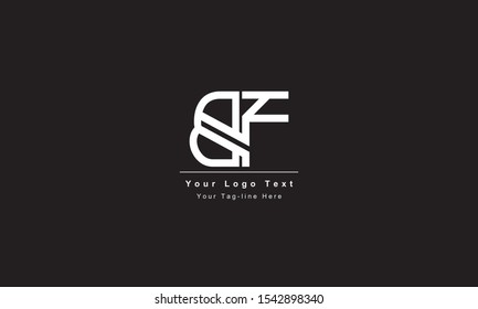 Premium Initial Letter BF logo design. Trendy awesome artistic black and white color
BF FB initial based Alphabet icon logo