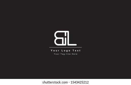 Premium Initial Letter BL logo design. Trendy awesome artistic black and white color
BL LB initial based Alphabet icon logo