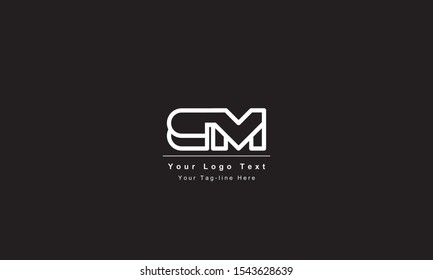 Premium Initial Letter BM logo design. Trendy awesome artistic black and white color
BM MB initial based Alphabet icon logo