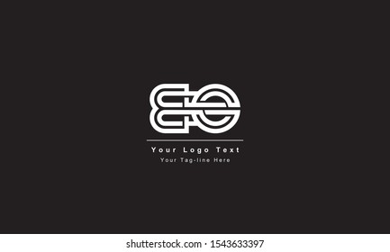 Premium Initial Letter BO logo design. Trendy awesome artistic black and white color
BO OB initial based Alphabet icon logo