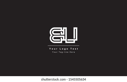 Premium Initial Letter BU logo design. Trendy awesome artistic black and white color
BU UB initial based Alphabet icon logo