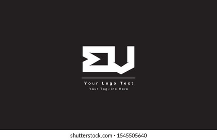 Premium Initial Letter BU logo design. Trendy awesome artistic black and white color
BU UB initial based Alphabet icon logo