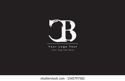 Premium Initial Letter CB logo design. Trendy awesome artistic black and white color
CB BC initial based Alphabet icon logo