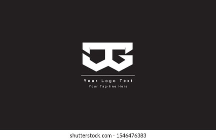 Premium Initial Letter CG logo design. Trendy awesome artistic black and white color
CG GC initial based Alphabet icon logo