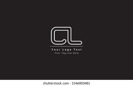 Premium Initial Letter CL logo design. Trendy awesome artistic black and white color
CL LC initial based Alphabet icon logo