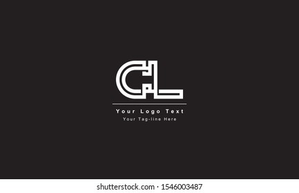 Premium Initial Letter CL logo design. Trendy awesome artistic black and white color
CL LC initial based Alphabet icon logo