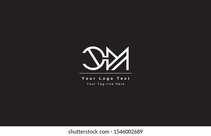 Premium Initial Letter CM logo design. Trendy awesome artistic black and white color
CM MC initial based Alphabet icon logo