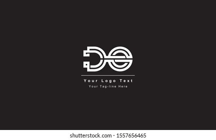Premium Initial Letter CO logo design. Trendy awesome artistic black and white color
CO OC initial based Alphabet icon logo