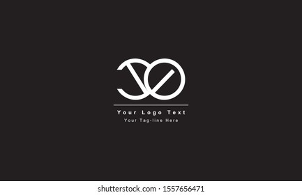 Premium Initial Letter CO logo design. Trendy awesome artistic black and white color
CO OC initial based Alphabet icon logo