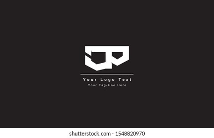 Premium Initial Letter CP logo design. Trendy awesome artistic black and white color
CP PC initial based Alphabet icon logo