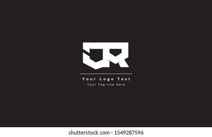 Premium Initial Letter CR logo design. Trendy awesome artistic black and white color
CR RC initial based Alphabet icon logo