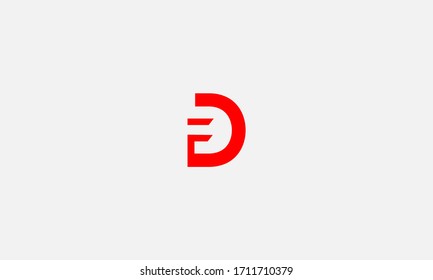 Premium Initial Letter DF logo design. Trendy awesome artistic black and white color
DF FD initial based Alphabet icon logo