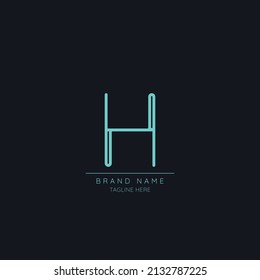 Premium initial letter H logo icon