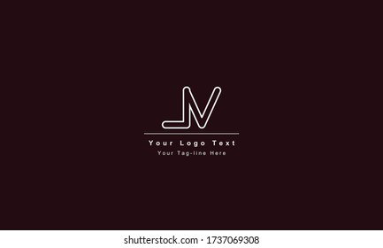 Premium Initial Letter JY Logo Design. Trendy aweset künstlerisch schwarz-weiß Farbe JY YJ Initial-basierte Alphabet-Symbol-Logo