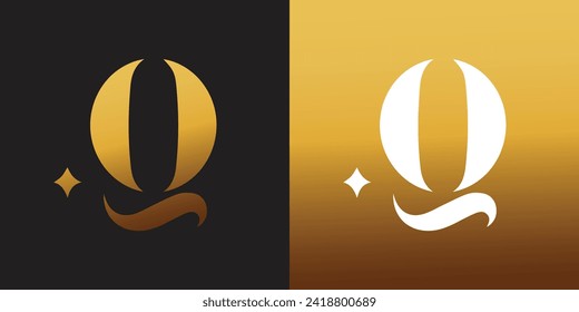 Premium Initial Q Logo Design Vector