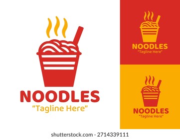 A premium instant noodles logo designed for upscale packaged food products and refined brand identity.