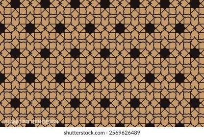 Premium Islamic Pattern Design with vector. gold color Islamic Pattern Design.