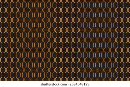 Premium Islamic Pattern Design with vector. gold color Islamic Pattern Design.