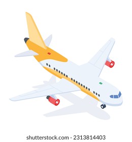 Premium isometric icon of missile