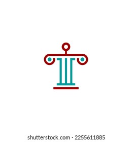 premium justice law firm law symbol logo design