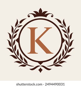 Logotipo de letra K de Premium