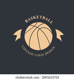 premium label basketball sports classic logo badges and labels