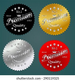 premium label vector set
