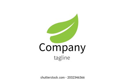 Premium leaf ecology environment logo design