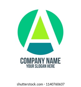 premium letter a and abstract logo concept for company, corporate, foundation, business, startup and enterprise.