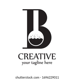 Premium letter B logo design vector. Luxury linear creative monogram