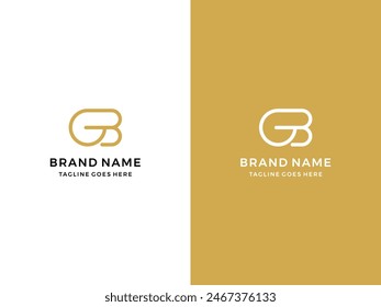 Premium letter G and B symbol, initials GB logo vector illustration