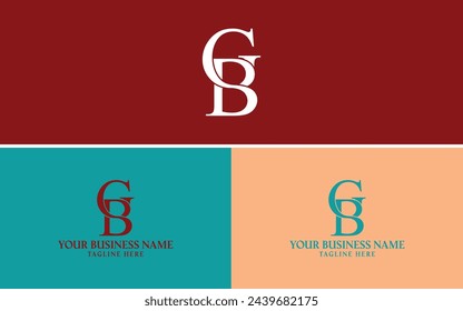 Premium letter GB logo or GB Monogram Logo Design