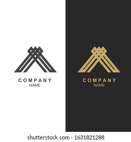 Premium letter A logo design. Graphic alphabet symbol for corporate business identity.