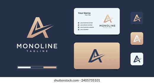 Premium letter A logo design inspiration