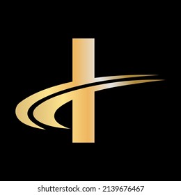 Diseño de logotipo de carta premium I con forma moderna. Diseño de logotipo de carta con moderno diseño