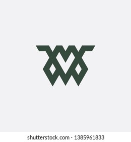 Premium Letter MV Logo - Vector logo template