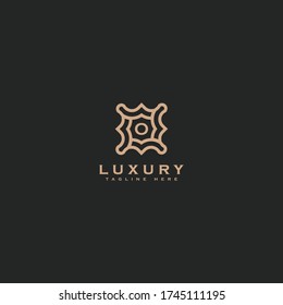 Premium letter O logo icon design. Luxury jewelry frame gem edge logotype. Print monogram initials stamp sign symbol