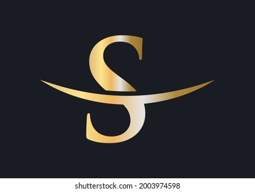 Premium Letter S Logo Design. S letter logo design with modern trendy