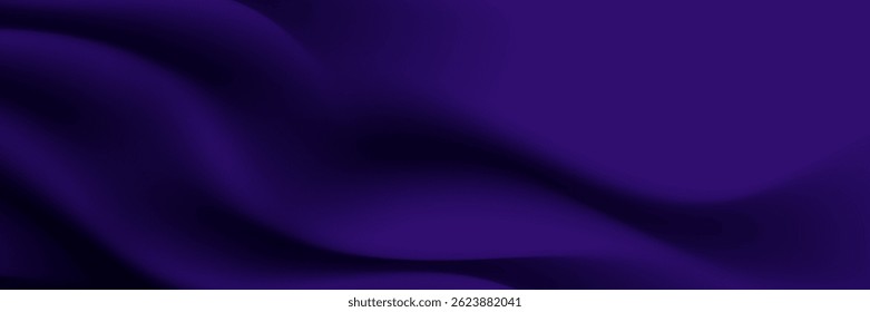Premium lines curved overlapping on dark purple background. Dark purple background A very subtle gradation of purple, creating a deep atmosphere. 