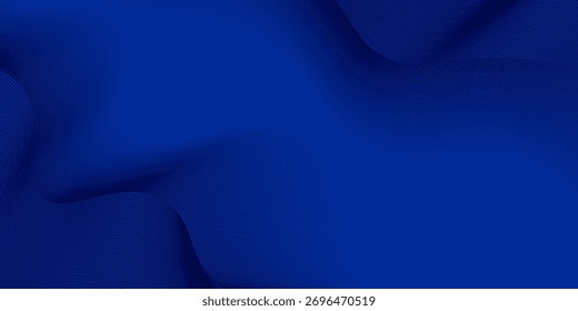 Líneas de Premium curvadas superpuestas sobre fondo azul oscuro. 