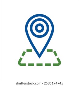 Premium location icon art design.