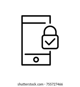Premium login icon or logo in line style. High quality sign and symbol on a white background. Vector outline pictogram for infographic, web design and app development.