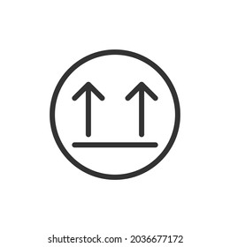 Premium logistics line icon for app, web and UI. Vector stroke sign isolated on a white background. Outline icon of logistics in trendy style.