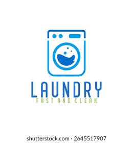 Premium Logo for Laundry Dry Clean Service Store Vector Template 