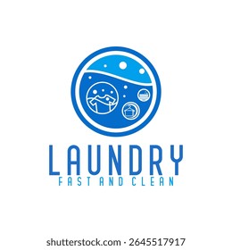 Premium Logo for Laundry Dry Clean Service Store Vector Template 