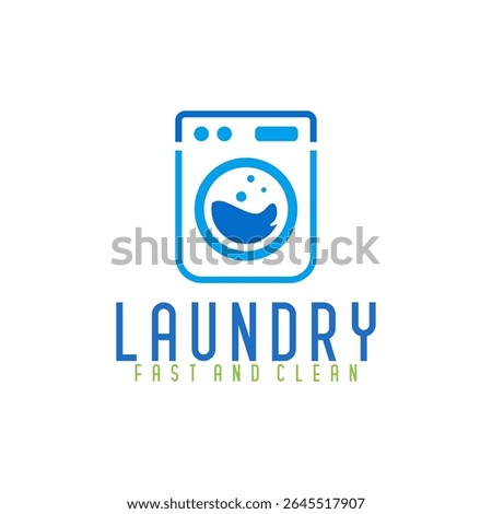Premium Logo for Laundry Dry Clean Service Store Vector Template 