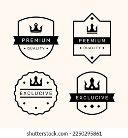 Premium Logo Simple Style. - Vector.