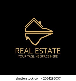 Premium logo vector design real estate