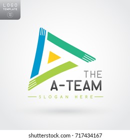 Premium A Logo : Vector Illustration