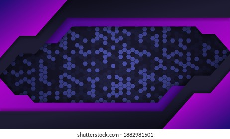 Premium luxury abstract background with gold color on edge background and dynamic shadow. Vector background. Eps 10